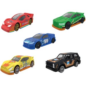 Autíčka Playtive Racers 1 : 64, 5-dielna súprava (Race Cars)