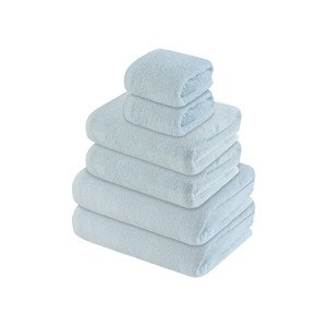 LIVARNO home Súprava froté uterákov, 6-dielna (bledomodrá)