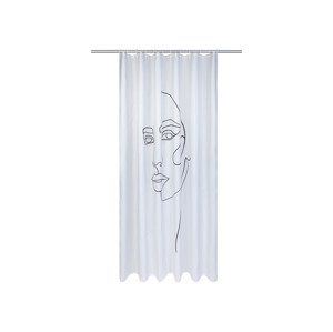 LIVARNO home Sprchový záves, 180 x 200 cm (biela)