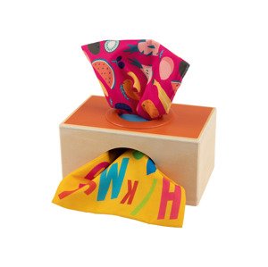 Playtive Drevené motorické hračky Montessori (box na vreckovky)