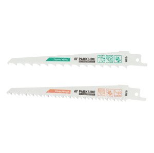PARKSIDE PERFORMANCE® Súprava pílových listov pre chvostovú pílu, 2-dielna (zelený rez)