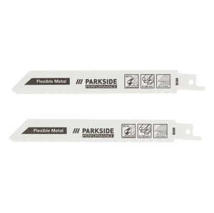 PARKSIDE PERFORMANCE® Súprava pílových listov pre chvostovú pílu, 2-dielna (drevo/plast)